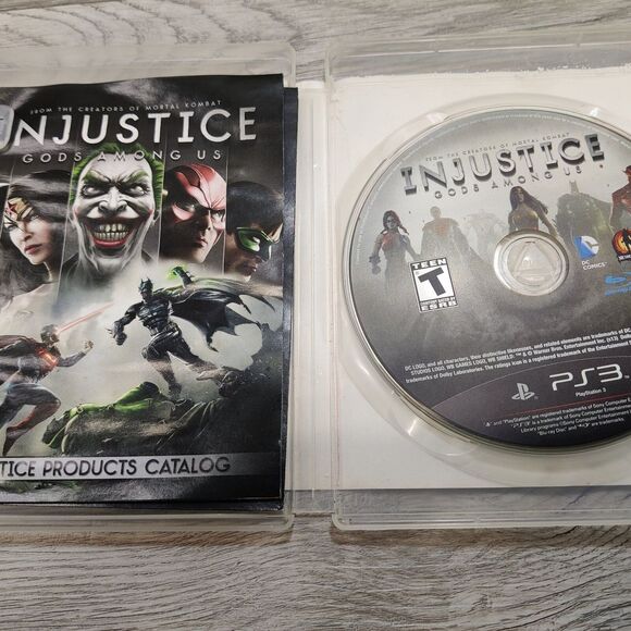 Injustice: Gods Among Us (Sony PlayStation 3, 2013) PS3 GAME COMPLETE DC COMICS - Picture 3 of 4